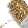 Stainless Steel Disc Pendant Star Chain Jewelry Accessories With Electroplating Treatment