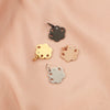 Stainless Steel Dog Claw Cat Claw Pendant Hanging Ring Pet Jewelry Accessories With Electroplating And Minimalist Animal Style
