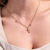 Stainless Steel Dopamine Fruit Series Animal Zodiac Electroplated Women's Clavicle Necklace