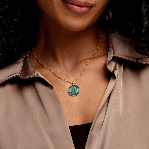 Stainless Steel Dopamine Necklace Geometric Heart Square Round Electroplating For Women