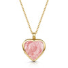 Stainless Steel Dopamine Necklace Geometric Heart Square Round Electroplating For Women