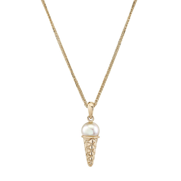 Stainless Steel Dopamine Necklace With Geometric Drop Shape Strawberry Ice Cream Shell Love And Small Fish Pendant Electroplating Design