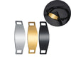 Stainless Steel Double Hole Curved Rectangular Tag Electroplated Diy Bracelet Jewelry Accessories