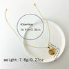 Stainless Steel Dragon Necklace Electroplated Fashion Allmatch Pendant Accessories