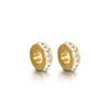 Stainless Steel Drill Pattern Big Hole Bead Electroplated Jewelry Accessories For Necklace Bracelet Pendant
