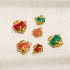Stainless Steel Dripping Oil Fish Shape Pendant Jewelry For Necklace And Bracelet