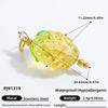 Stainless Steel Dripping Oil Pastoral Style Fruit Food Jewelry Accessories Bracelet Necklace Pendant