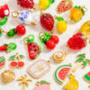 Stainless Steel Dripping Oil Pastoral Style Fruit Food Jewelry Accessories Bracelet Necklace Pendant