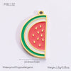 Stainless Steel Dripping Oil Pastoral Style Fruit Food Jewelry Accessories Bracelet Necklace Pendant
