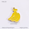 Stainless Steel Dripping Oil Pastoral Style Fruit Food Jewelry Accessories Bracelet Necklace Pendant