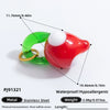 Stainless Steel Dripping Oil Pastoral Style Fruit Food Jewelry Accessories Bracelet Necklace Pendant