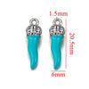 Stainless Steel Dripping Oil Three Dimensional Pepper Pendant Jewelry Earrings Luggage Pendant Diy Handmade