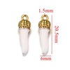 Stainless Steel Dripping Oil Three Dimensional Pepper Pendant Jewelry Earrings Luggage Pendant Diy Handmade