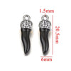 Stainless Steel Dripping Oil Three Dimensional Pepper Pendant Jewelry Earrings Luggage Pendant Diy Handmade