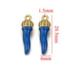 Stainless Steel Dripping Oil Three Dimensional Pepper Pendant Jewelry Earrings Luggage Pendant Diy Handmade