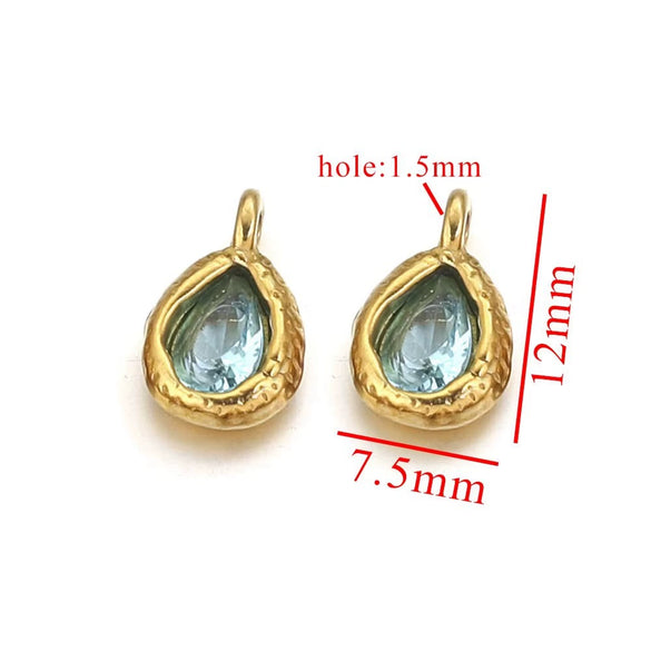 Stainless Steel Drop Pendant Necklace Fashion Diy Jewelry Accessories With Polishing Process