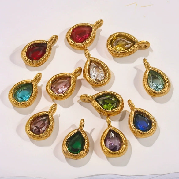 Stainless Steel Drop Pendant Necklace Fashion Diy Jewelry Accessories With Polishing Process