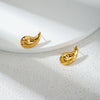 Stainless Steel Drop Shape Geometric Fashion Electroplated Earrings