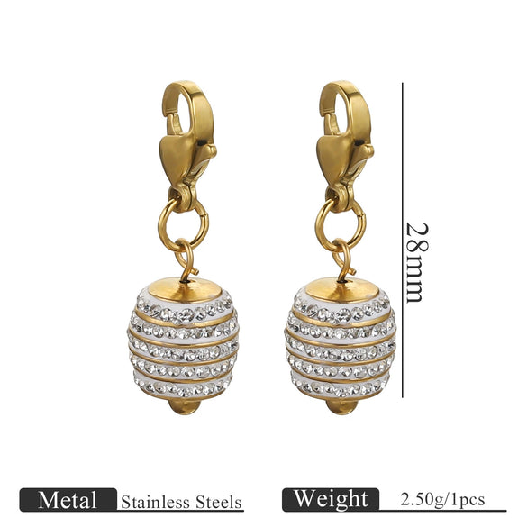Stainless Steel Drop Shape Handmade Jewelry Pendant And Earrings