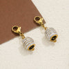 Stainless Steel Drop Shape Handmade Jewelry Pendant And Earrings