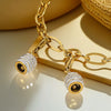 Stainless Steel Drop Shape Handmade Jewelry Pendant And Earrings