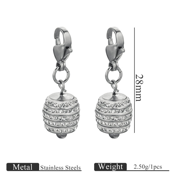 Stainless Steel Drop Shape Handmade Jewelry Pendant And Earrings