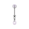 Stainless Steel Drop Shape Pendant Piercing Jewelry Electroplated Fashion Unisex