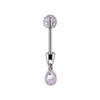 Stainless Steel Drop Shape Pendant Piercing Jewelry Electroplated Fashion Unisex