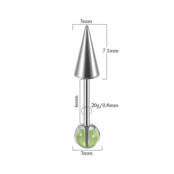 Stainless Steel Drop Shape Pendant Piercing Jewelry Electroplated Fashion Unisex