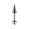 Stainless Steel Drop Shape Pendant Piercing Jewelry Electroplated Fashion Unisex