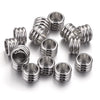 Stainless Steel Drum Bead Handmade Jewelry Accessories With Vacuum Plated And 18K Gold Plating Process