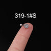 Stainless Steel Ear Nail Jewelry With Animals Zodiac Pattern Electroplated