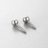 Stainless Steel Ear Puncture Accessories With Geometric Shape And Coarsefine Teeth Conversion Rod