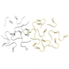 Stainless Steel Ear Studs And Ear Hook Earrings Accessories Electroplated For Diy Jewelry