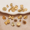 Stainless Steel Earplug Earring Accessories With Plum Blossom And Butterfly Buckles Smooth Design