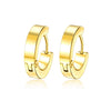 Stainless Steel Earrings Simple Style