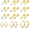 Stainless Steel Earrings With Diamond And Star Shape Design