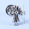 Stainless Steel Earrings With Geometric Animal Zodiac Patterns Heart And Drop Shaped Electroplated Punk Style