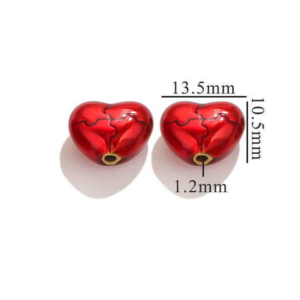 Stainless Steel Eight Eyes Pattern Drum Beads Jewelry Accessories 18K Gold Vacuum Plated