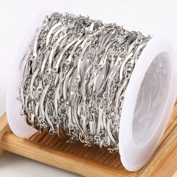 Stainless Steel Elbow Chain Punk Style Necklace With Electrolytic Brightening For Men And Women