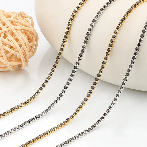 Stainless Steel Electrolysis Claw Chain Unisex Necklace Bracelet Clothing Chain