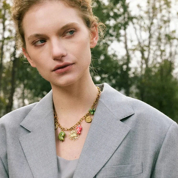 Stainless Steel Electroplated Animal And Zodiac Shaped Pendant Necklace For Women