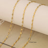Stainless Steel Electroplated Bead Chain Box Chain Cross Chain Jewelry Accessories For Diy Necklace Bracelet