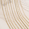 Stainless Steel Electroplated Bead Chain Box Chain Cross Chain Jewelry Accessories For Diy Necklace Bracelet