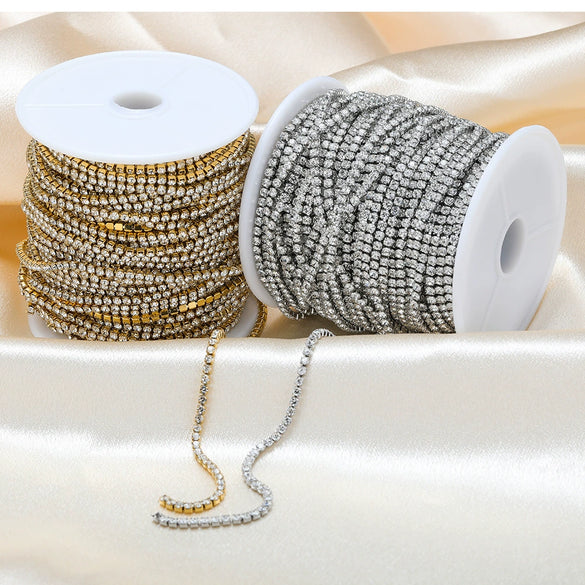 Stainless Steel Electroplated Chain Accessories Natural Plant Flowers Style