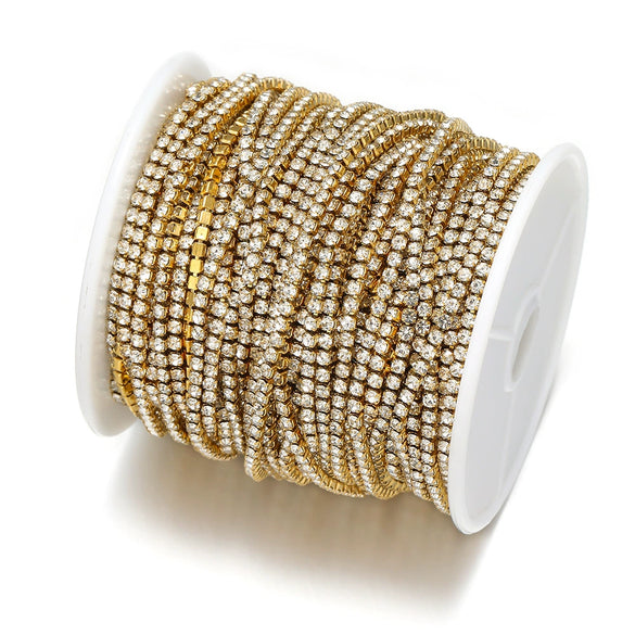 Stainless Steel Electroplated Chain Accessories Natural Plant Flowers Style