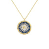 Stainless Steel Electroplated Colorful Pendant Necklace For Women