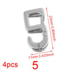 Stainless Steel Electroplated Digital Arabic Numeral Lobster Clasp For Diy Jewelry