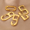 Stainless Steel Electroplated Digital Arabic Numeral Lobster Clasp For Diy Jewelry