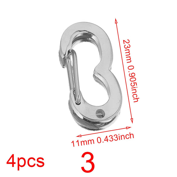 Stainless Steel Electroplated Digital Arabic Numeral Lobster Clasp For Diy Jewelry